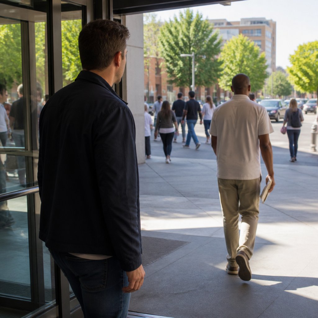 Man watches as impostor walks out of hospital wearing his identity